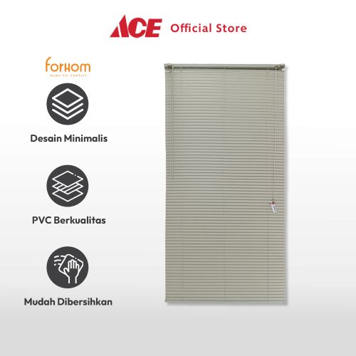 ACE FORHOM 90X180 CM VENETIAN BLIND - ABU-ABU CLOUDY TIRAI PENUTUP JENDELA KERAI HORDENG PENGHALAU