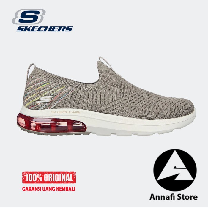 SEPATU SLIP ON WANITA SKECHERS GO WALK AIR 2.0 EDIVA 124363/TPE- TAUFE