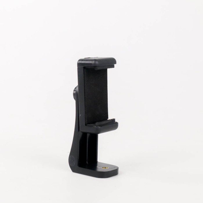 Smartphone Clip Bracket Holder Mount 360 Anti Slip Tripod Monopod