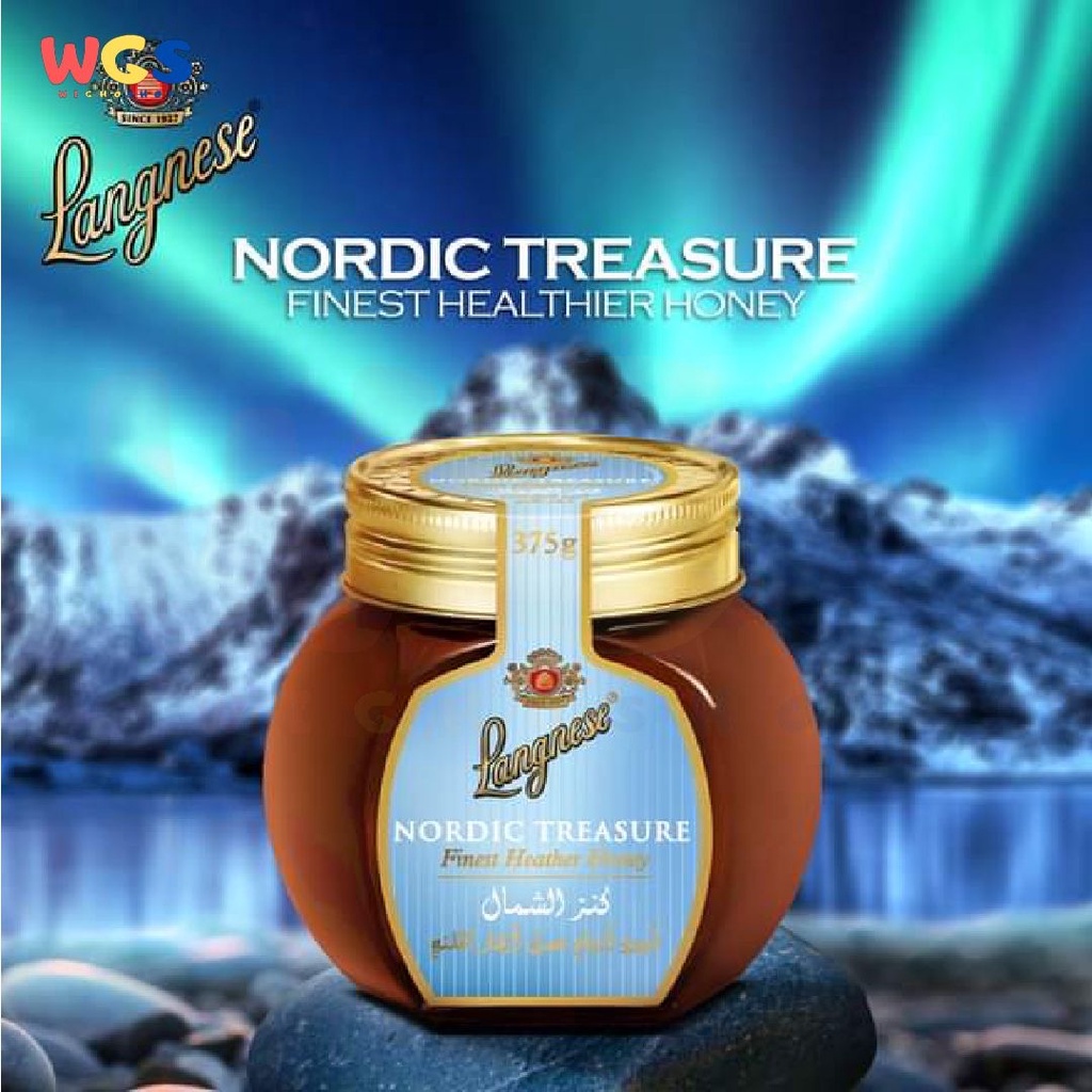 Langnese Nordic Treasure Finest Heather Honey 375g - Madu