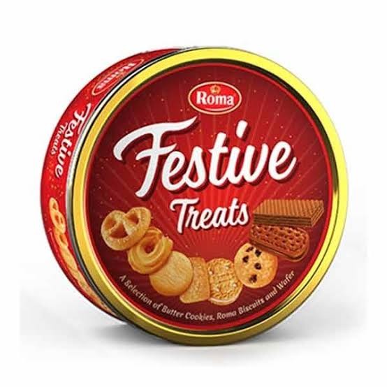 

Roma Festive Treats 675gr-Biskuit dan Wafer