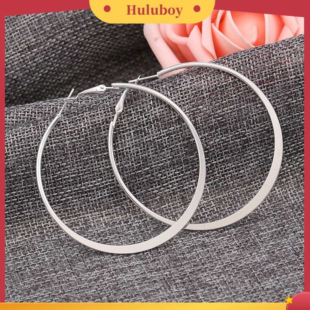 {Ready Stock} 3pasang Ukuran Yang Berbeda Mode Lingkaran Liontin Anting Hoop Eardrop Jewelry