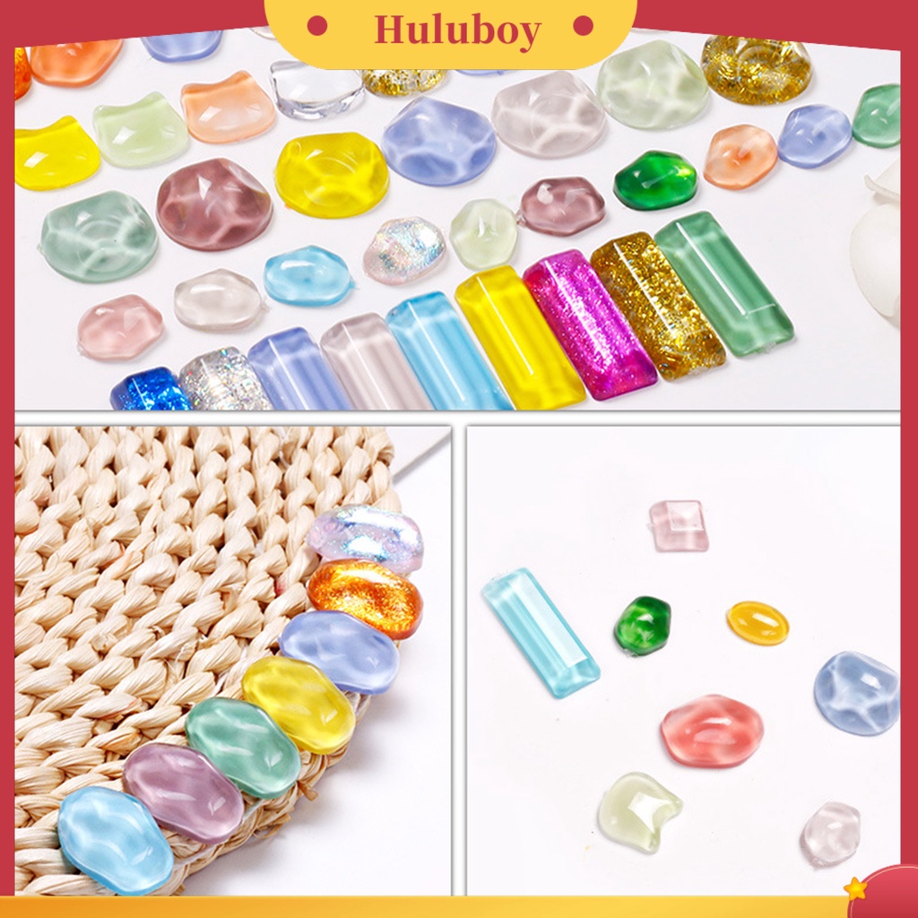 {In Stock} 48Pcs Pajangan Kutek Riak Air Bentuk Tidak Teratur Alat Nail Art Papan Warna Kuku Transparan Tips Swatch Kartu Untuk Menunjukkan Gel Polish