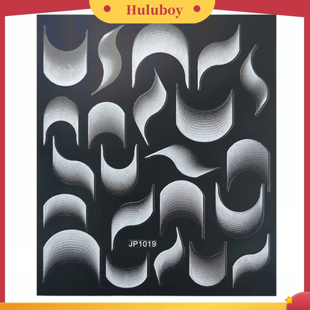 {In Stock} Stiker Nail Art Desain Kupu-Kupu Bulan Ukiran Kecantikan Kertas Multi-Berbentuk Kuku Dekorasi Untuk Penggunaan Profesional