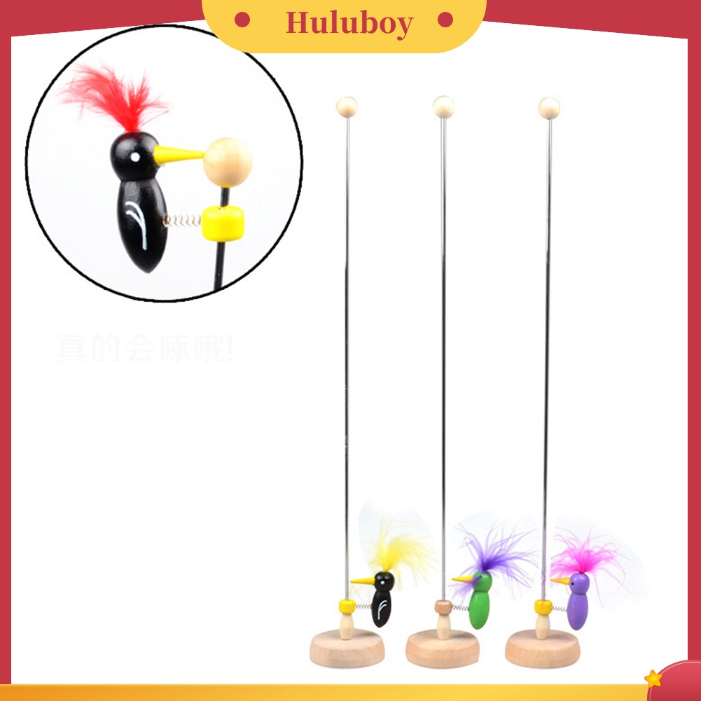 {In Stock} Balita Bayi Edukasi Dini Lucu Woodpecker Tiang Mematuk Hadiah Mainan Geser
