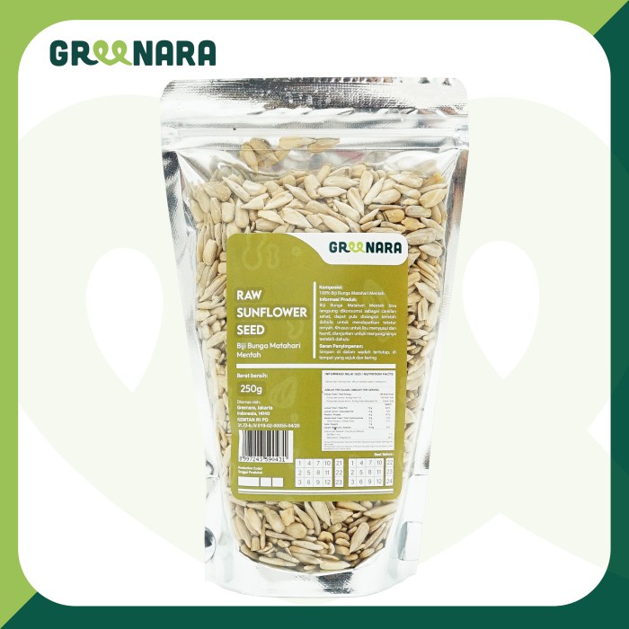 

[Ready-Stock] sunflower seed 250gr kuaci kupas 250gram