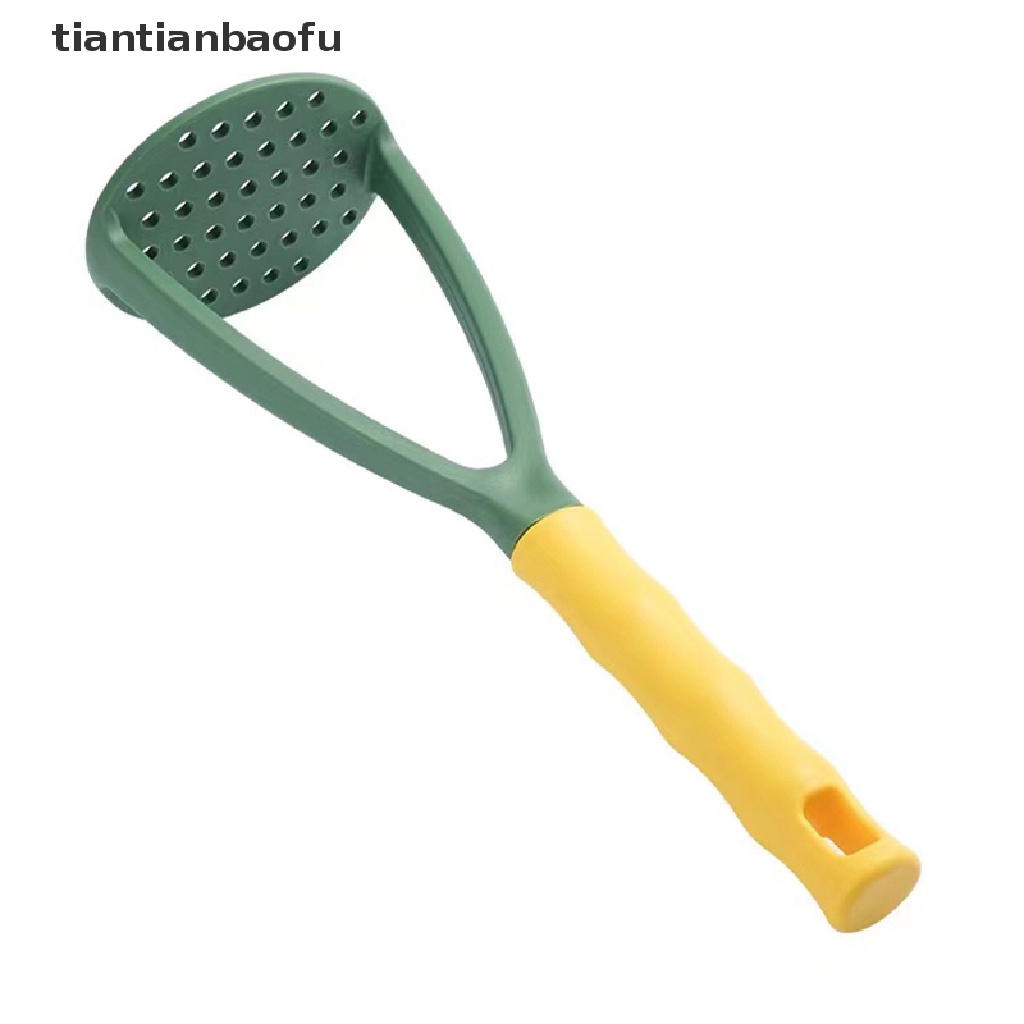 [tiantianbaofu] 1pc PP Pressed Potato Masher Ricer Puree Juice Maker Pendorong Kentang Halus Tumbuk Penghancur Kentang Alat Buah Perlengkapan Dapur Butik