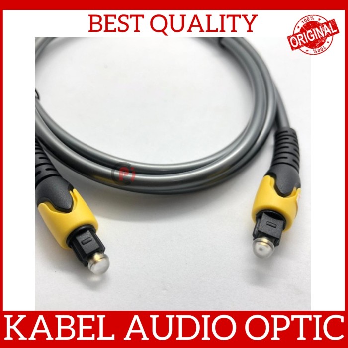 Kabel Audio Digital HQ Optic Optik Fiber High Quality Sound Toslink