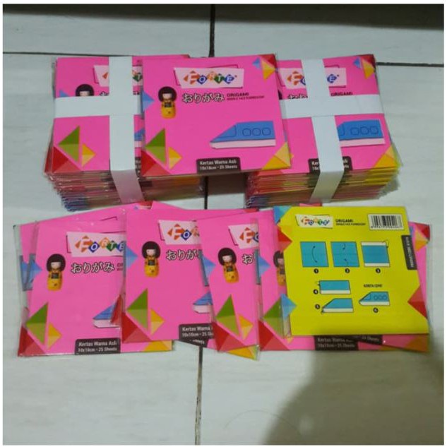 

Kertas lipat ( Origami ) Forte 10 x 10 cm - 25 lbr