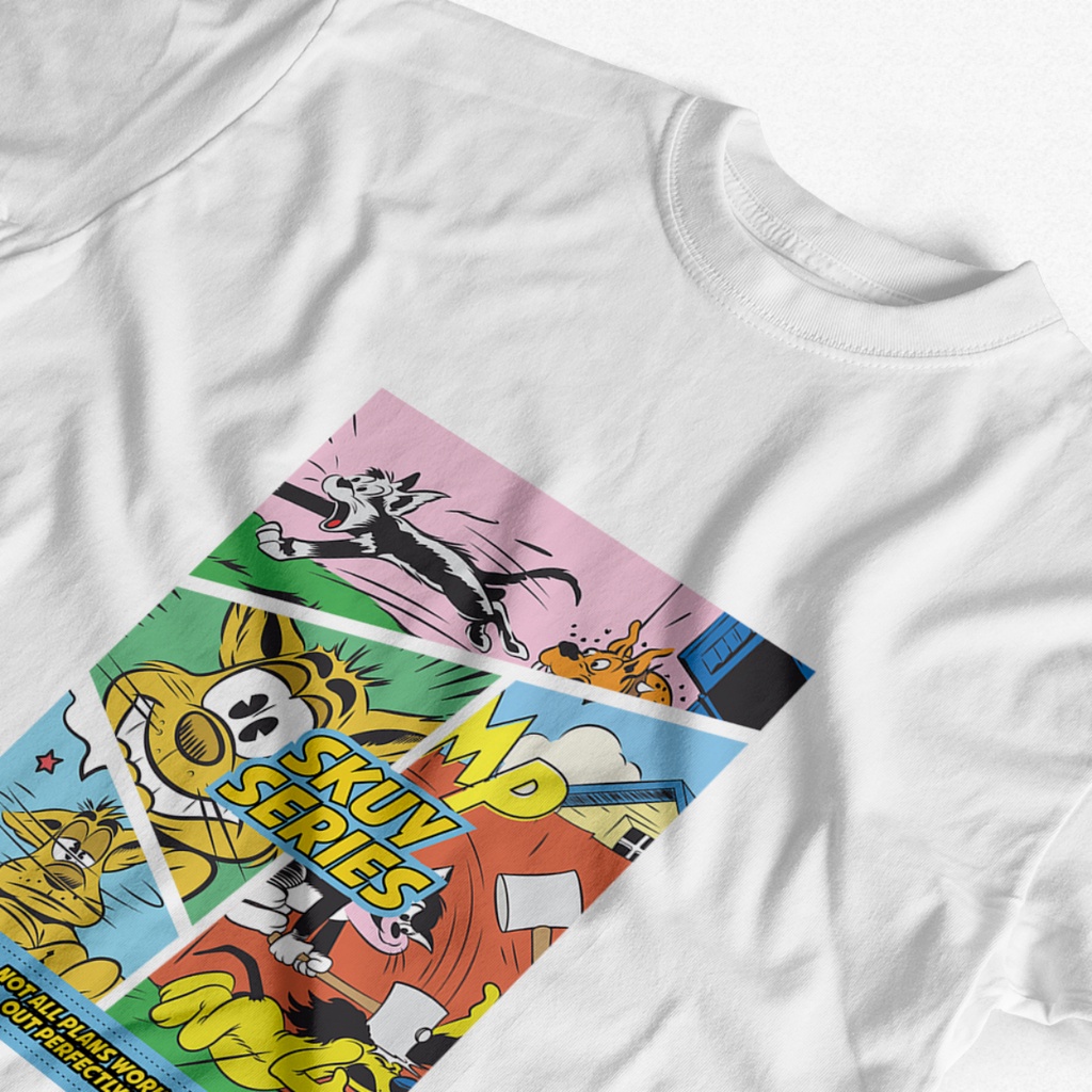 Skuy Kaos Dewasa Putih Unisex | Skuy Series SKY194