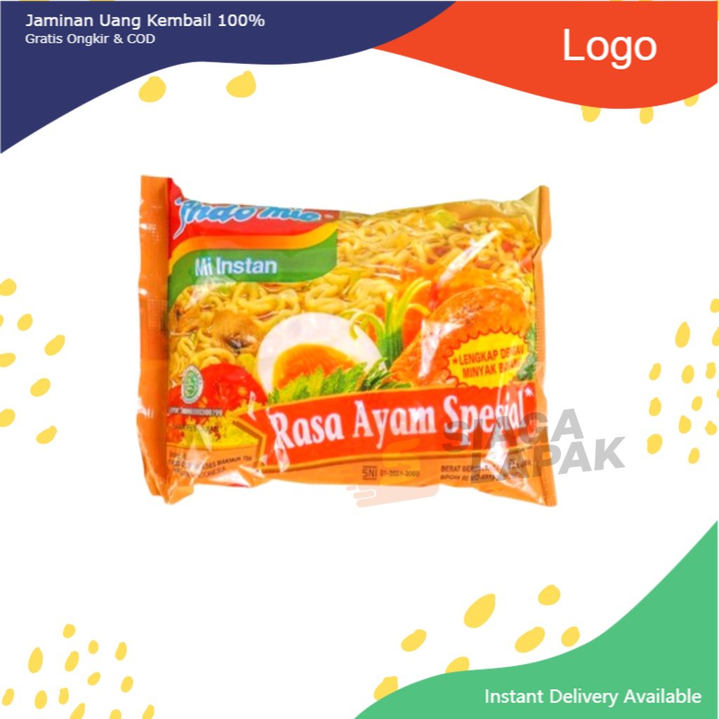 

Indomie Ayam Spesial Mie Kuah 1pcs - Indomi Mie Instan (ikannus_shop)