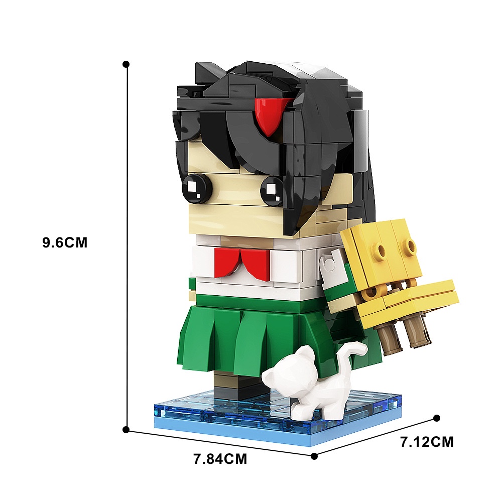 Suzume Blok Bangunan Puzzle Partikel Kecil Mainan Film Karakter Anime197Pcs