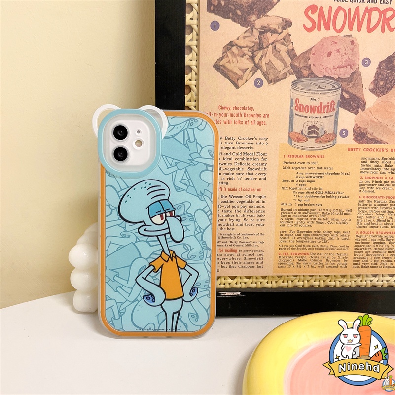 IPHONE Casing Kompatibel Untuk Iphone14 13 12 11 Pro Max X Xr Xs Max SE 8 7 6 6s Plus Kartun Lucu Casing Ponsel Merek Trendi Soft Case Pelindung Lensa Anti Gores Shockproof Cover Pelindung