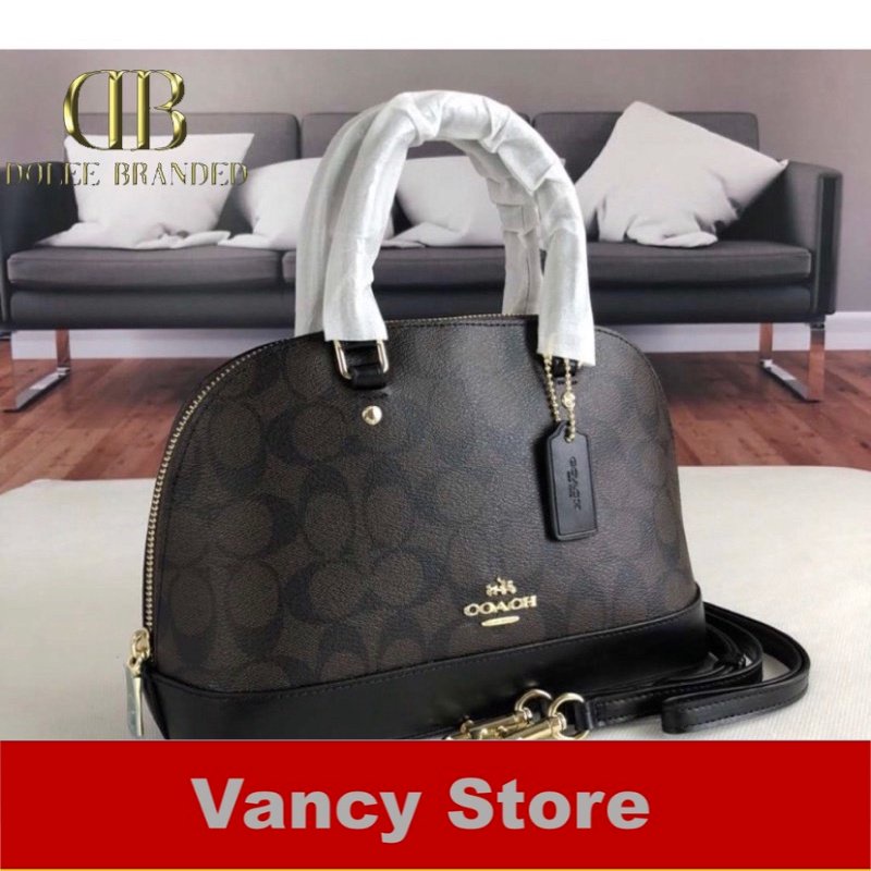 COACH MINI SIERRA SATCHEL IN SIGNATURE CANVAS (COACH F27583) Tas