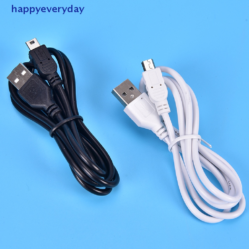 [happy] Kabel USB MINI Panjang 1m Sync &amp; Charge Lead Tipe A Ke 5pin B Charger Telepon [ID]
