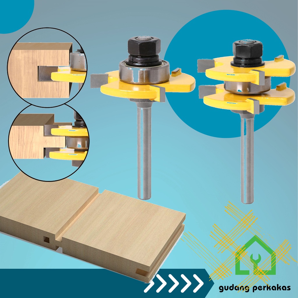 Mata Profil Sambung Kayu Tongue and Groove