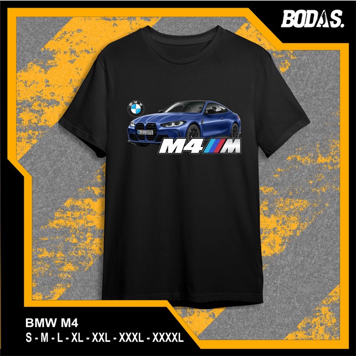KAOS HITAM DISTRO OTOMOTIF MOBIL BMW M4 COUPE