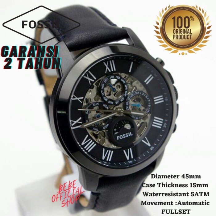 Ririsstore [ORIGINAL] Jam Tangan Pria Fossil ME3028 Grant Automatic Original