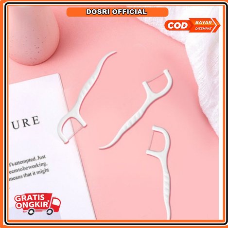 Macromolecul Carea Dental Floss Benang tusuk Gigi isi 50pcs