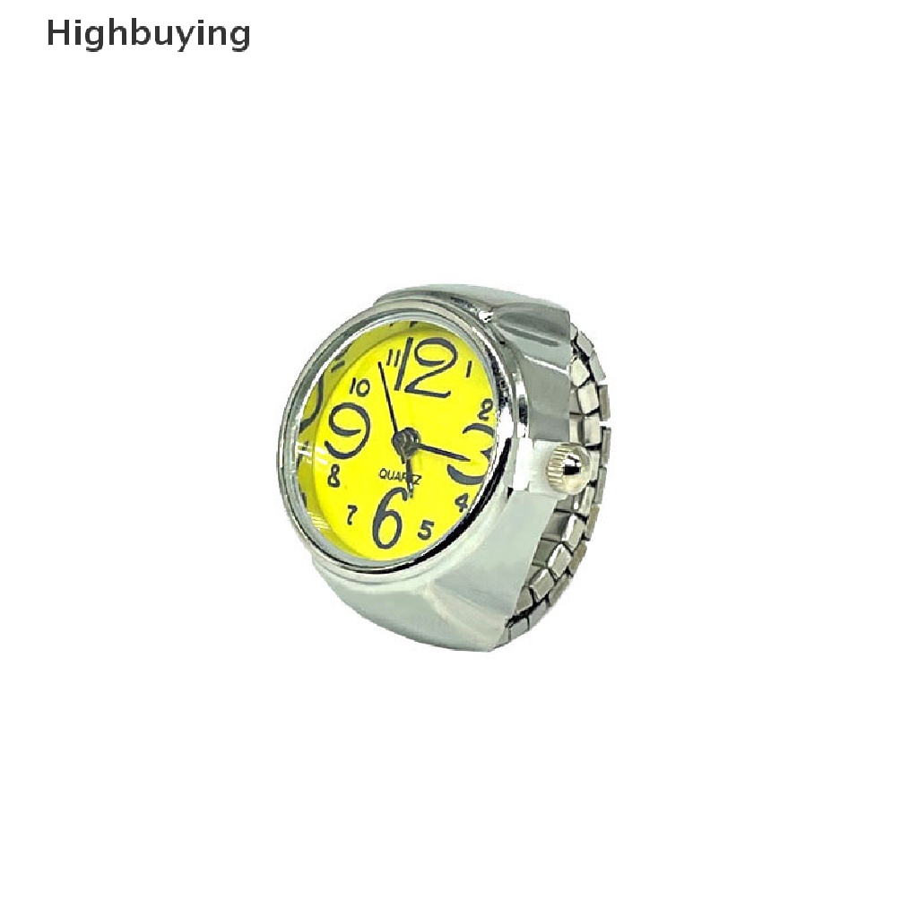 Hbid Vintage Punk Watch Rings Elastis Melar Cincin Jam Tangan Untuk Wanita Pria Pasangan Perhiasan Watch Tangan Dekorasi Hip Hop Keren Jam Jari Cincin Perhiasan Fashion Glory