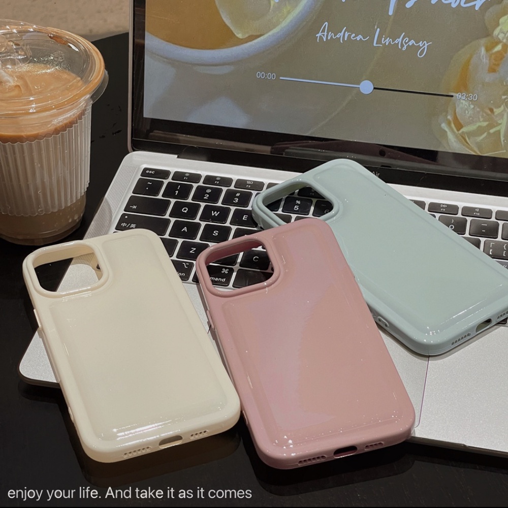 Morandi Case Silikon Warna Untuk iPhone 14 Pro Max13 12 11 Pro MAX Casing iPhone XR X XS Max14 Plus TPU Lembut Shockproof Case Cover