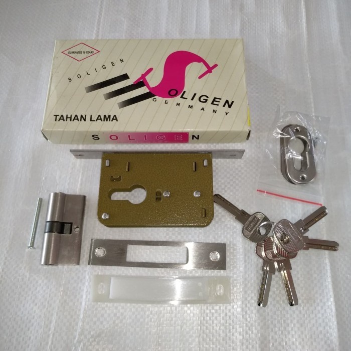Kunci Pintu Dorong Soligen / Kunci Sliding