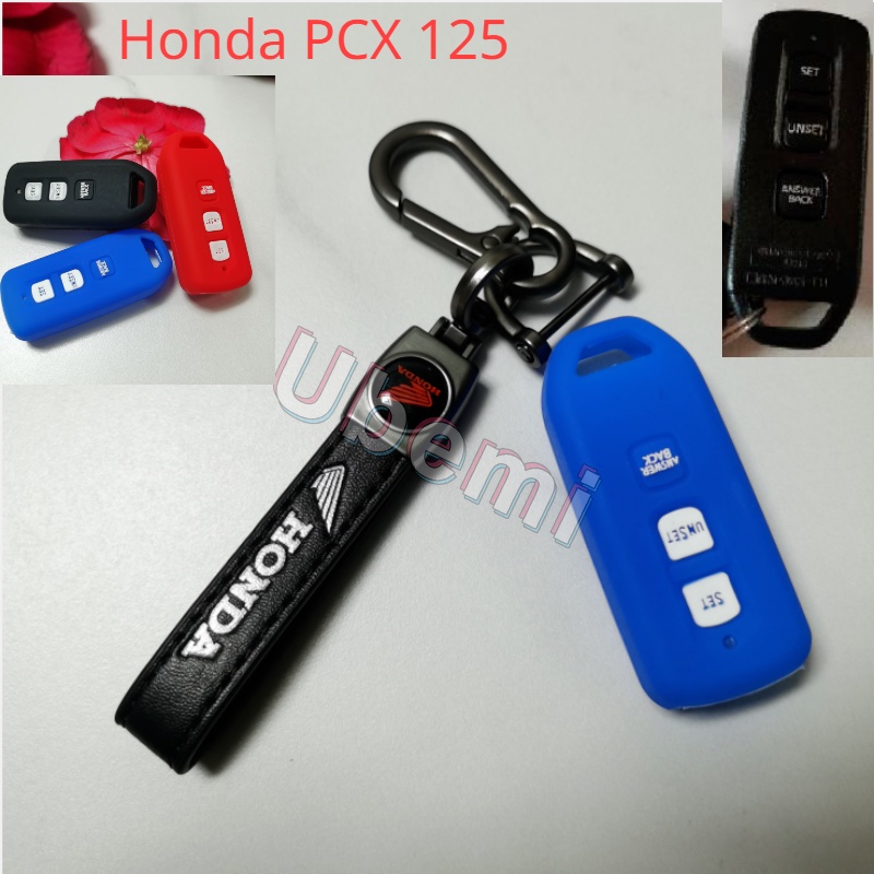 1pcs/silikon Remote Control 3sarung Honda Vario PCX Scoopy 125 Scooter Elektrik Smart Motor Key Cover