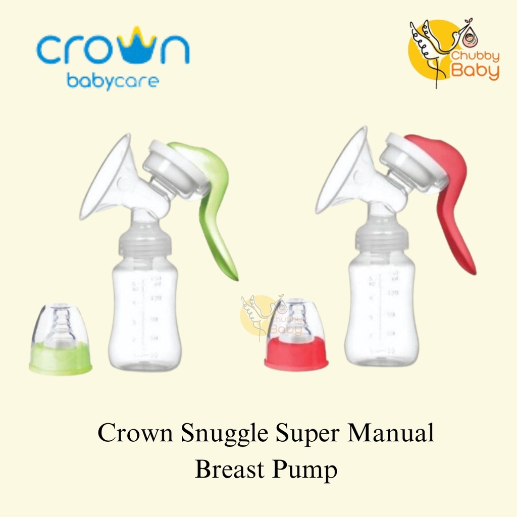 Crown Snuggle Super Manual Breast Pump Saturnus CR-7838