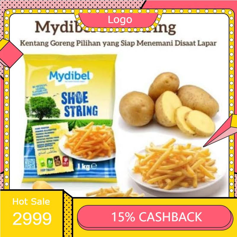 

Kentang Mydibel Kentang Goreng Kentang My Fries 1kg