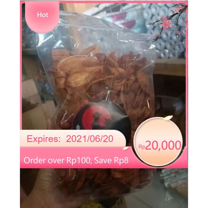 

Keripik Pisang Coklat Lampung 300Gr Termurah Cemilan Keripik Pisang