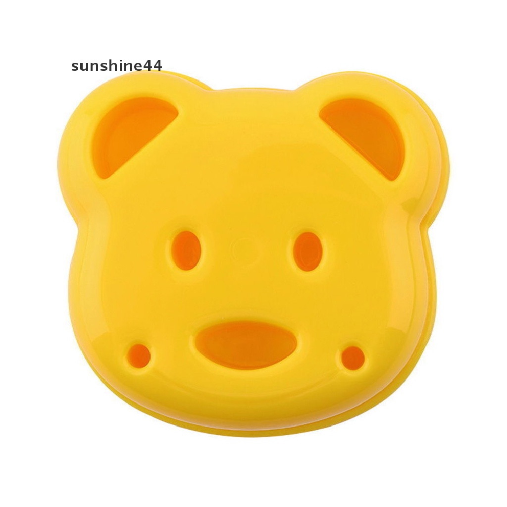 Sunshine Cute Animal Sandwich Mold Cutter Beruang Anjing Bentuk Dinosaurus Kue Roti Toast Maker ID