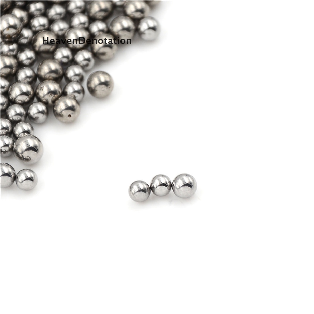 [HeavenDenotation] 100pcs Sepeda Pengganti Silver Tone Steel Bearing Ball4/4.5/5.5MM Dia HDV