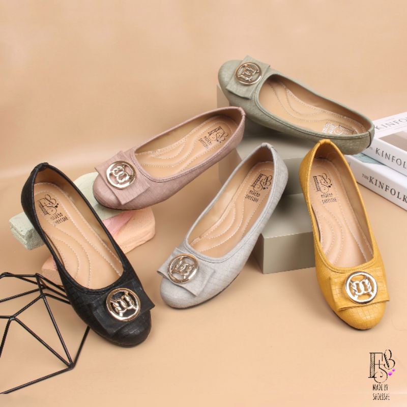 IED VIBES LEBARAN VIBES Fsb - Sepatu Flat Shoes Wanita (Paula - Series)