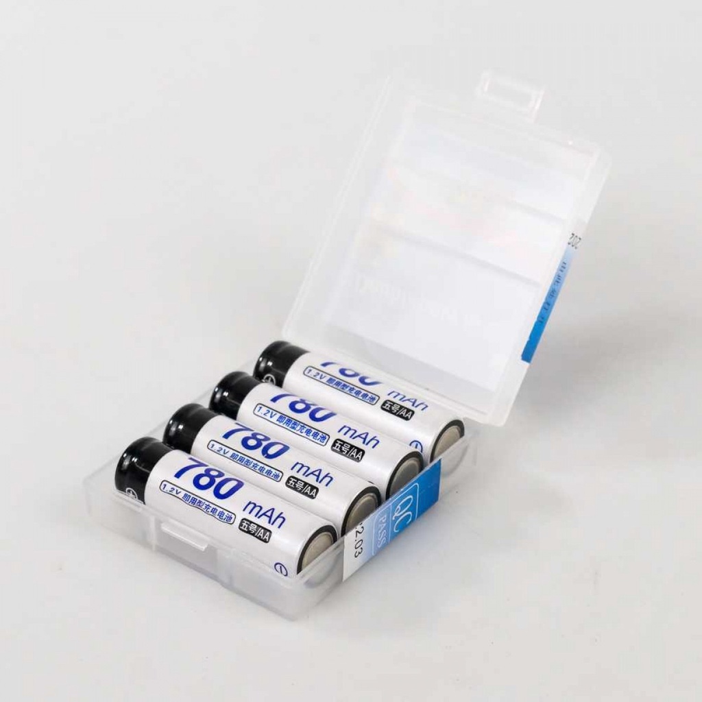 Baterai AA Cas Isi Ulang Rechargeable NiMH 1.2V 780mAh 4 PCS