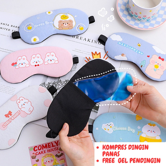 Penutup Mata Tidur Sleep Mask Kacamata Masker Tidur ST0030