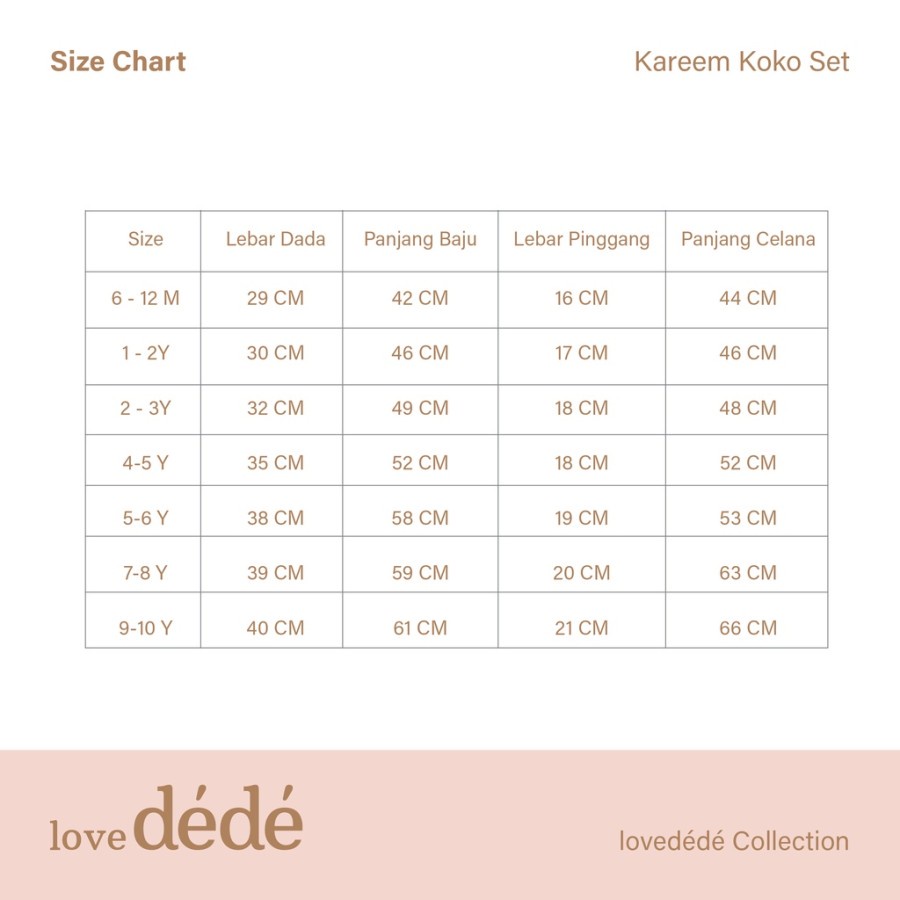 Lovedede - Kareem Koko Set (Setelan Baju Koko Anak)