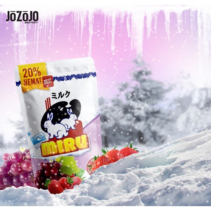 MIRU FRUITY ICE GRAPE BERRY 60ML 3MG  BY JOZOJO BREWERY