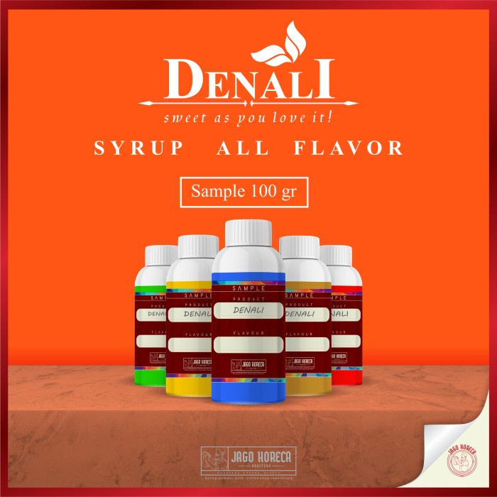 

Sample Syrup Denali all Varian 100g I Repack Sampel Rasa 2