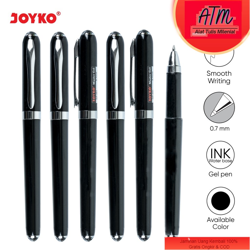 Gel Pen Pulpen Pena Joyko GP-291 Master Gel 0.7 mm