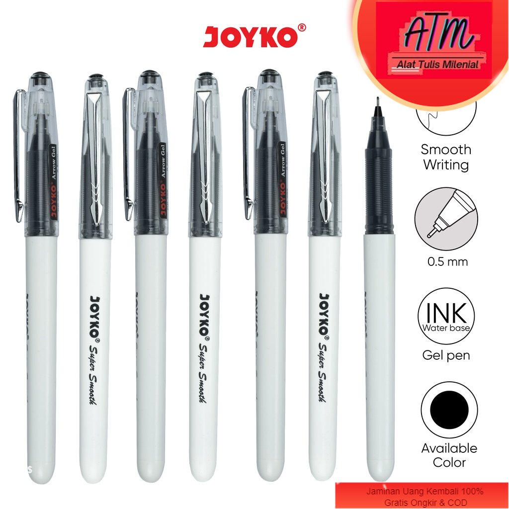 

Gel Pen Pulpen Pena Joyko GP-289 Arrow Gel 0.5 mm