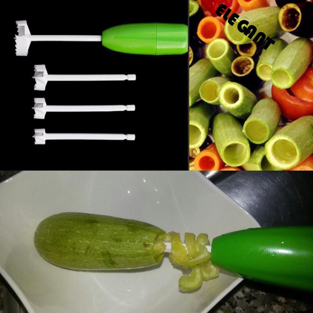 [Elegan] Vegetable Spiralizer Replaceable Vegetables Corer Untuk Menggali Isian