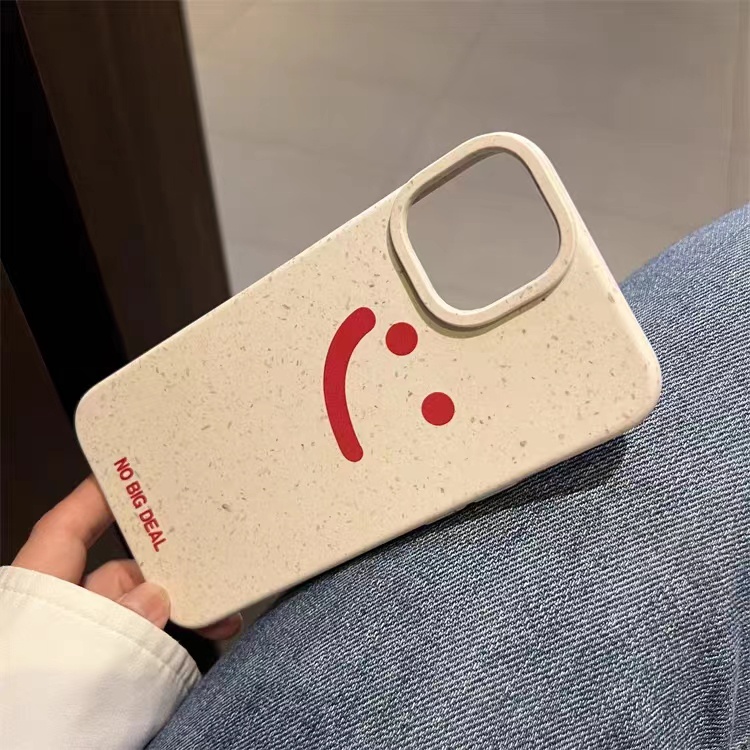 IPHONE Casing Ponsel Iphone11 ins Bahan Ramah Lingkungan Perlindungan Kamera Cocok Untuk Iphone14 13 12 14Plus Pro MAX 7 8Plus X XR XS MAX SE 12mini 13mini Model Empat Sudut Shockproof