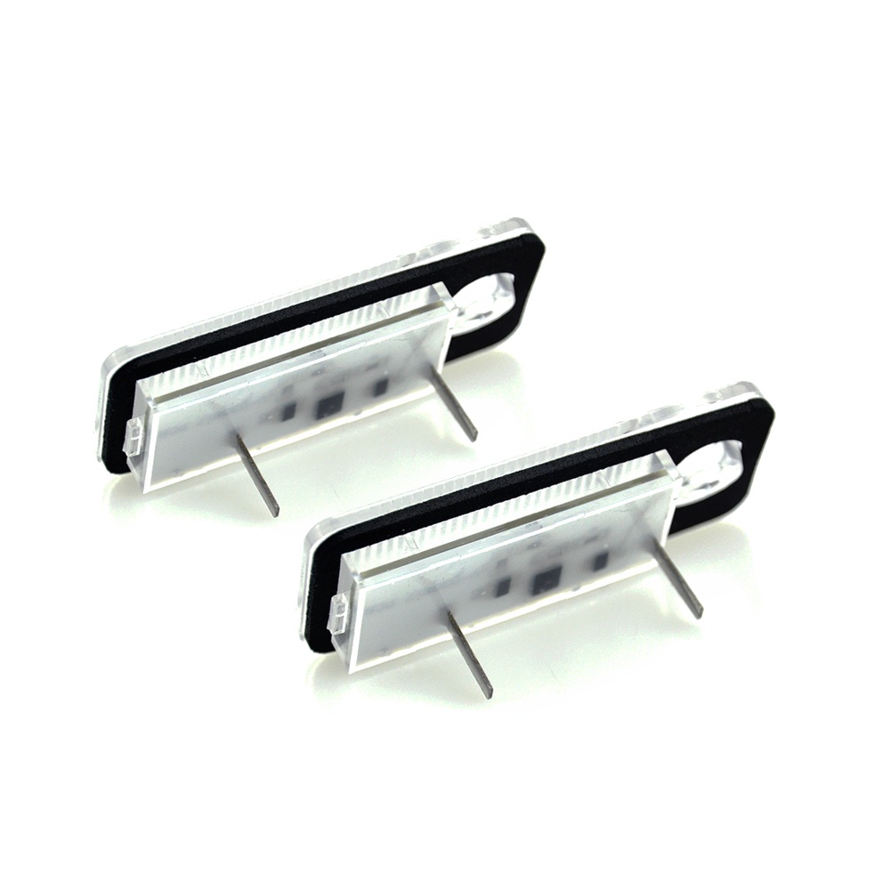 2pcs Lampu Angka Plat Nomor LED Belakang Putih Untuk Audi RS6 A6 C5/4B Avant/Wagon 1998-2005 RS6/RS6 Plus 2003-2005