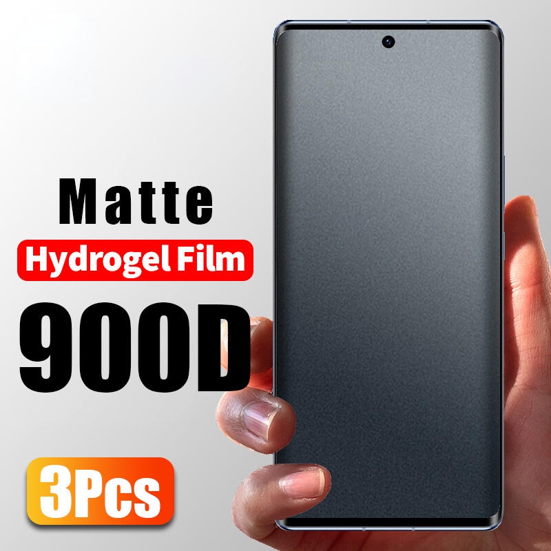 3pcs Pelindung Layar Matte Untuk Vivo Y19 Y22S Y30 Y35 Y33S Y50 Y55 Y85 Y01 Y12 Y15A Y11 Y21T Y20S Y91 Hydrogel Film Untuk Vivo S1 S12 S15 V11 V15 V17 V25 V27 Pro S10 T1X V23 V21