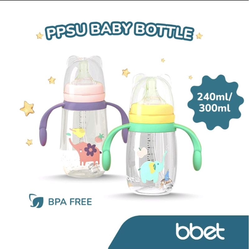 BBET PPSU BABY DRINK BOTTLE/BOTOL MINUM BAYI ANAK 240ML&amp; 300ML