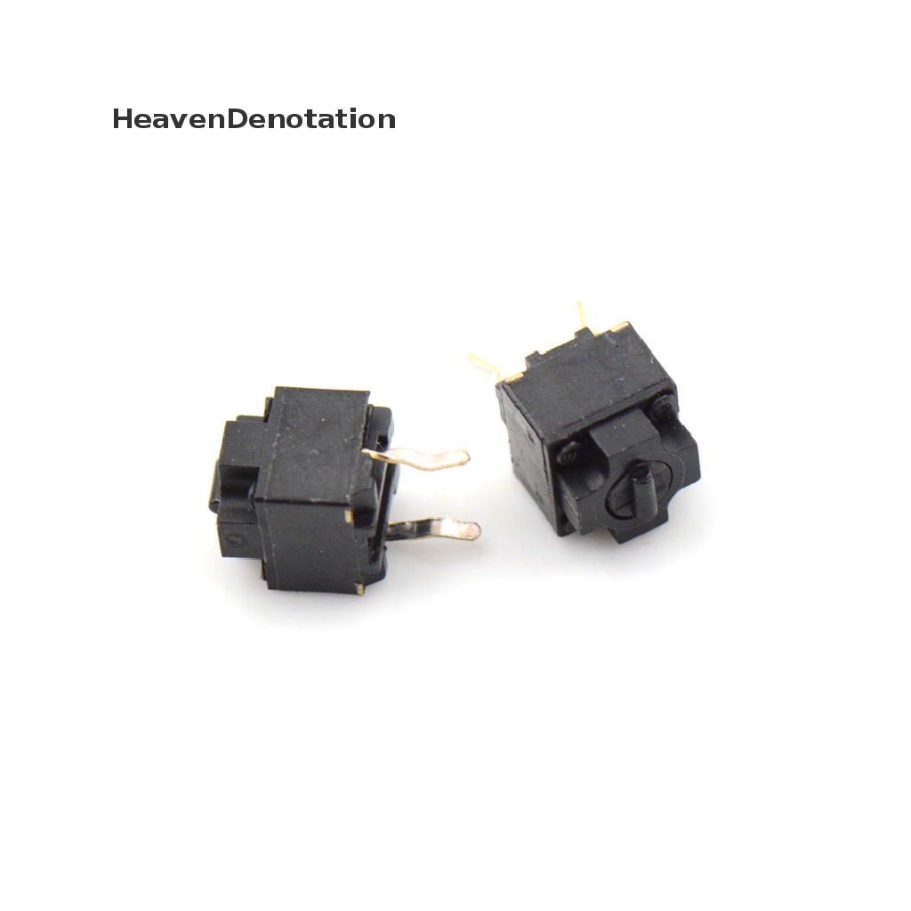 [HeavenDenotation] 10pcs Original Mouse Square Micro Switch EVQP0E07K Microsoft Bintik Hitam HDV