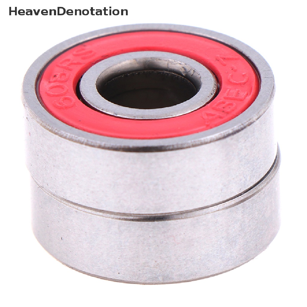 [HeavenDenotation] 5pcs Merah ABEC-7 608RS Skateboard Roller Sealed Ball Bearings 8x22x7mm HDV