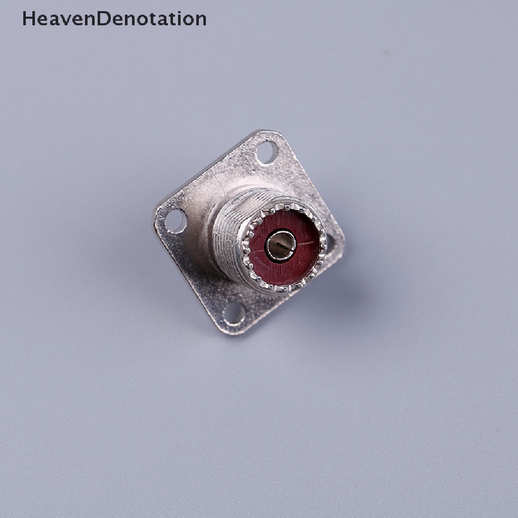 [HeavenDenotation] Uhf female so239 panel chassis mount flange deck mount solder cup Konektor rf HDV