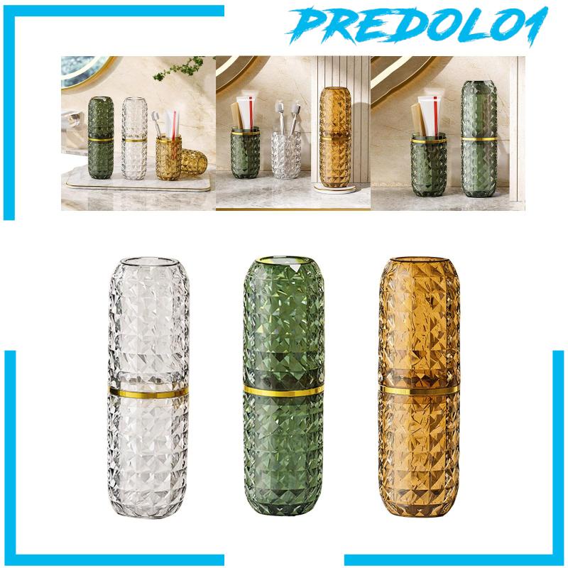 [Predolo1] Travel Toothbrush Case Tempat Odol Kamar Mandi Fashion Cangkir Cuci Tahan Debu