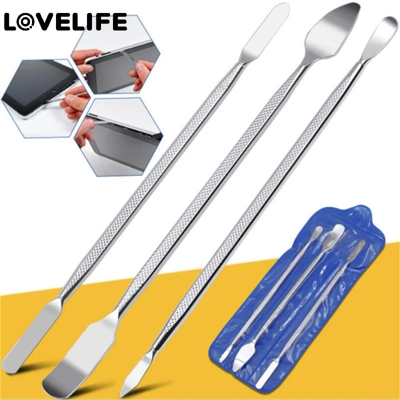 Hot Sale/3pcs Alat Pembuka Perbaikan Ponsel Universal/Metal Disassemble Linggis Metal Steel Pry/Phone Hand Tool Set